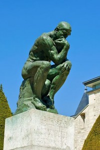 Successful leaders take time to think strategically - The Thinker by Auguste Rodin (Photo: Daniel Stockman 2010, Creative Commons Attribution-Share Alike 2.0 Generic license)