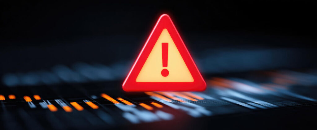 Symbolbild für wirtschaftliche Risiken und Planungsunsicherheit im Mittelstand